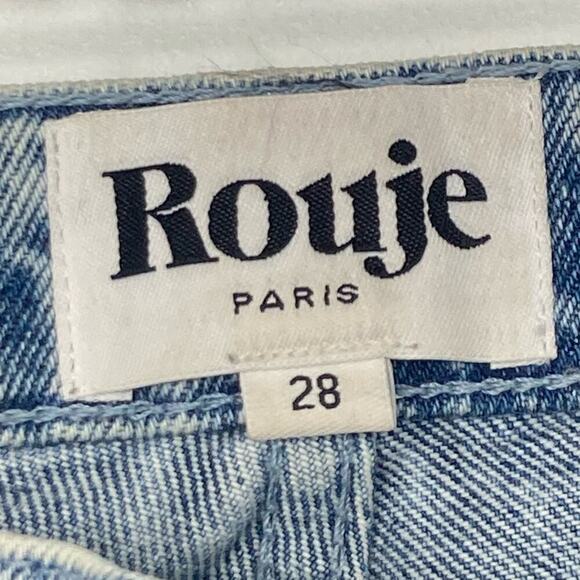 ROUJE Marais Jeans High Rise
Straight Leg Raw Hem - Size 28/6 - Picture 5 of 14